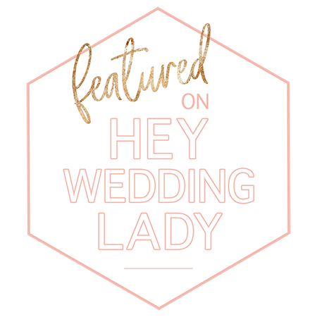 Featured on Hey Wedding lady Logo