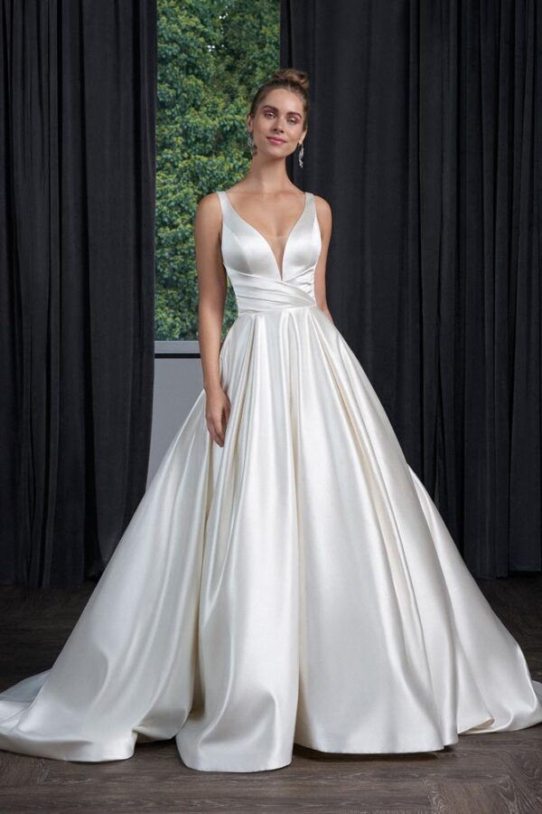 Rings Wedding Dress 55087 front
